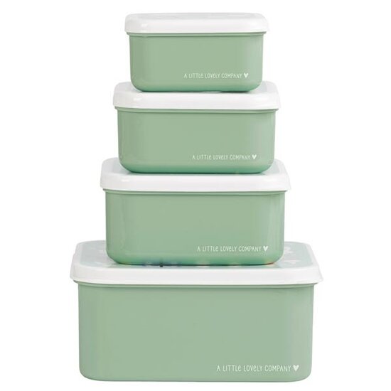 A Little Lovely Company A Little Lovely Company lunch & snack box set Joy