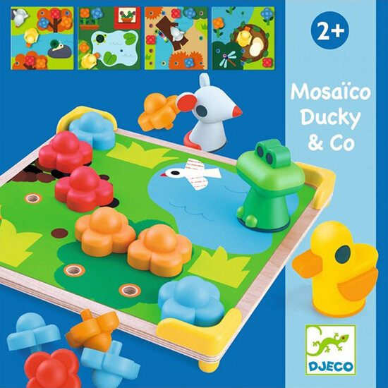 Djeco Djeco mozaïek puzzel Mosaïco Ducky & Co