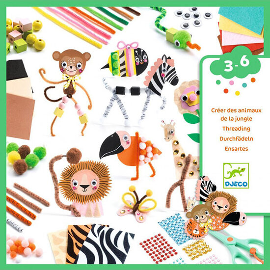 Djeco Djeco set créatif animaux de la jungle 3-6 ans