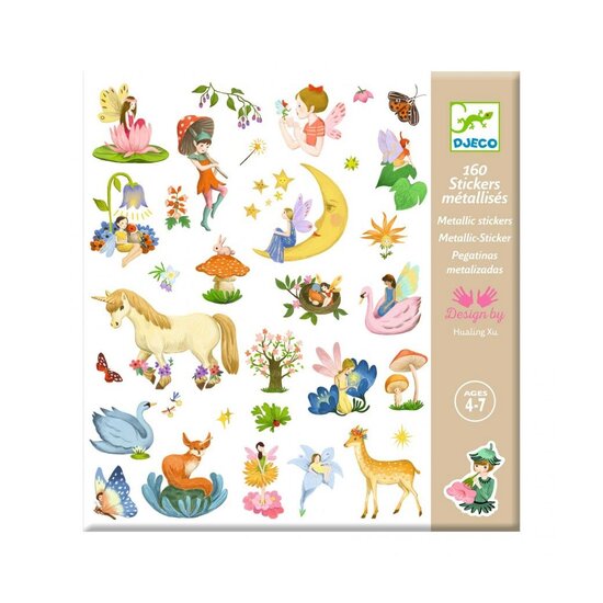 Djeco Djeco stickers fantasy 160 pieces