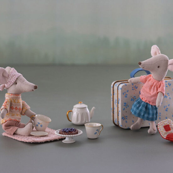 Maileg Maileg afternoon treat Mouse Blue Madelaine