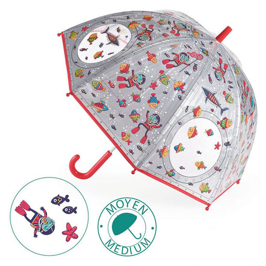 Djeco Djeco kids umbrella medium underwater