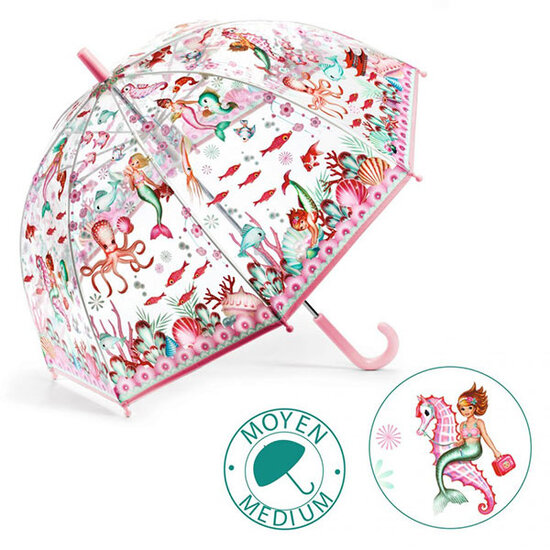 Djeco Djeco kids umbrella medium mermaid