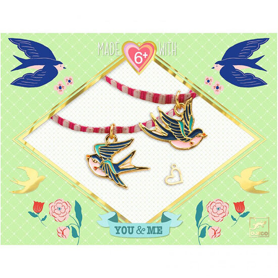 Djeco Djeco craft set bracelets Bird Ribbons