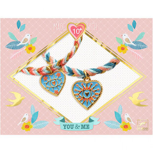 Bijoux duo bracelets Friendship and Hearts - Djeco