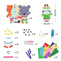 Djeco Djeco craft set collages little sweethearts 3-6yrs