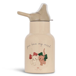 Konges Slojd Thermo Trinkflasche Petit Bow Kitty