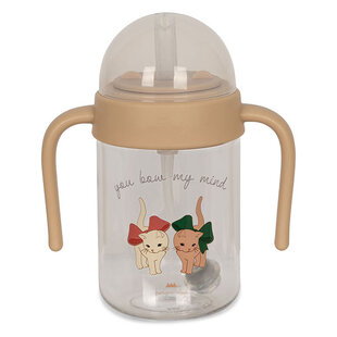 Konges Slojd Trinkflasche mit Henkel Bow Kitty