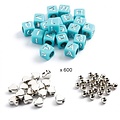 Djeco Djeco alphabet letter beads silver