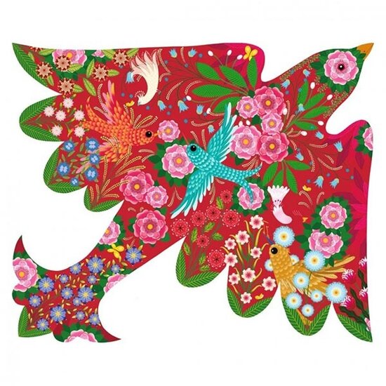 Djeco Djeco Puzzle Kunst Vogel 500 Teile