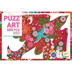 Djeco puzzel art vogel 500 stukjes