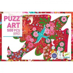 Djeco Puzzle Kunst Vogel 500 Teile