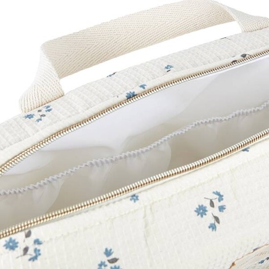 Nobodinoz Sac a langer imperméable Gala Lily Blue - Nobodinoz