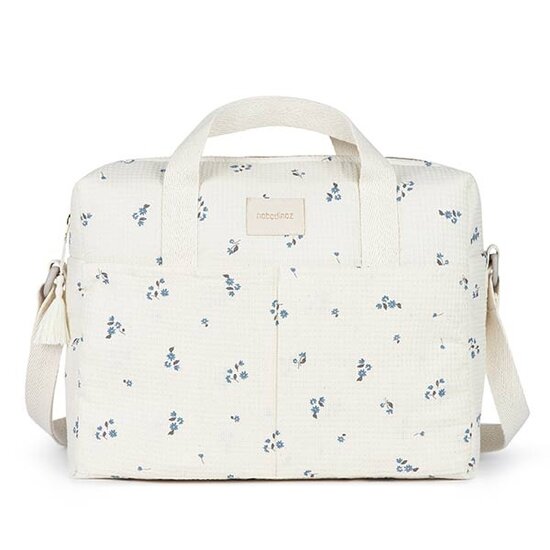 Nobodinoz Sac a langer imperméable Gala Lily Blue - Nobodinoz