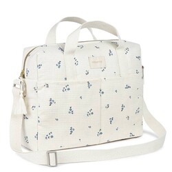 Nobodinoz Gala waterproof changing bag Lily Blue