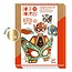 Djeco Djeco 4 masks with metallic foil Super Robots