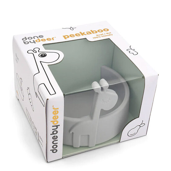 Done By Deer Done by Deer Peekaboo Schüssel Raffi Grey