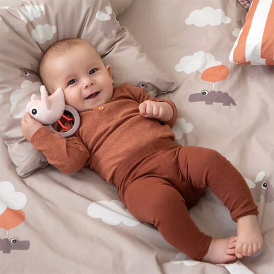 Done By Deer Done by Deer rattle with teether Birdee powder