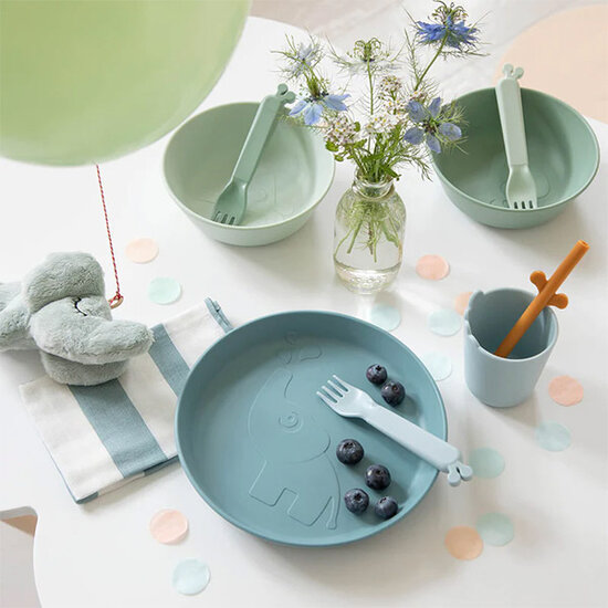 Done By Deer Done by Deer Kiddish Gabel Set – Raffi green