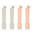 Done By Deer Done by Deer Kiddish fork set - Raffi sand/coral