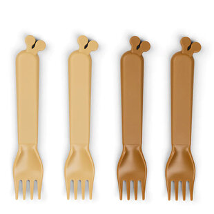 Done by Deer Kiddish fork set - Raffi mustard