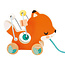 Janod Janod pull-along fox and looping toy