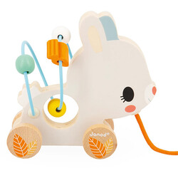 Janod pull-along bunny and looping toy