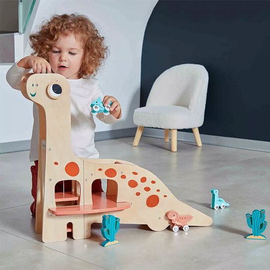 Janod Janod Dino toy car garage