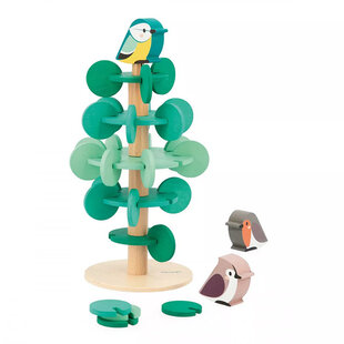 Janod construction game tree with birds WWF®