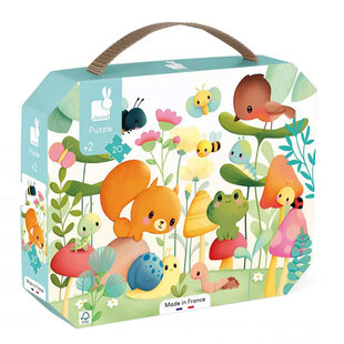 Janod puzzle garden friends 20 pieces