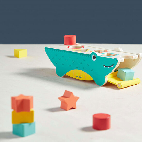 Janod Janod Tropik shape sorter crocodile +1 yr