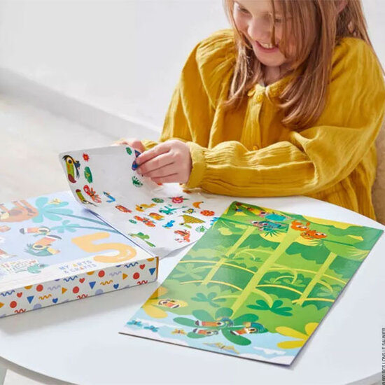 Janod Janod craft kit stickers Jungle +5 yrs