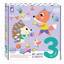 Janod craft kit geometric stickers +3 yrs