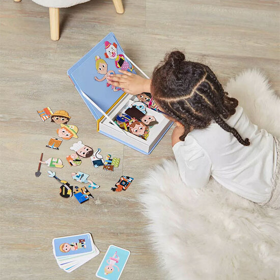 Janod Janod magnetibook Métiers 48pcs 3-8ans
