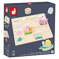 Janod Jeu éducatif tableau à double entrée escargots