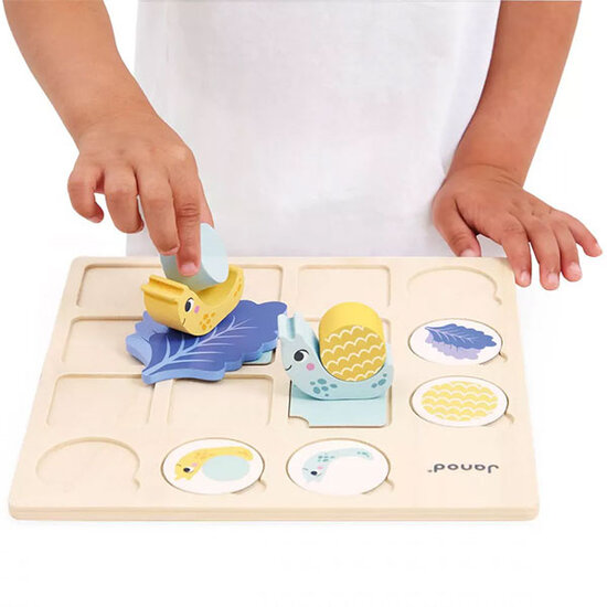 Janod Janod educational game double entry table snails