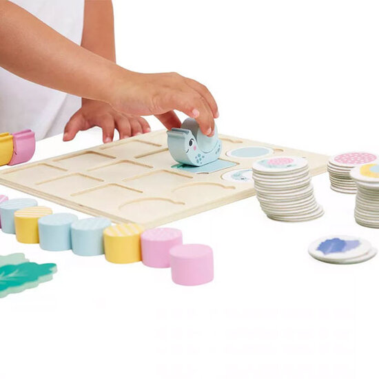 Janod Janod educational game double entry table snails