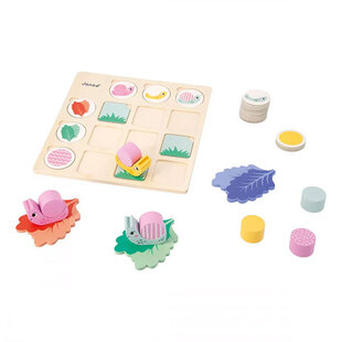 Janod educational game double entry table snails