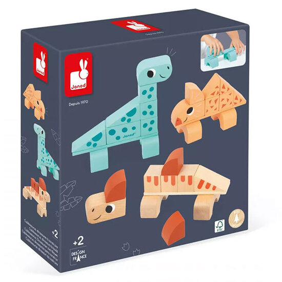 Janod Janod constructiespel Dino +2jr