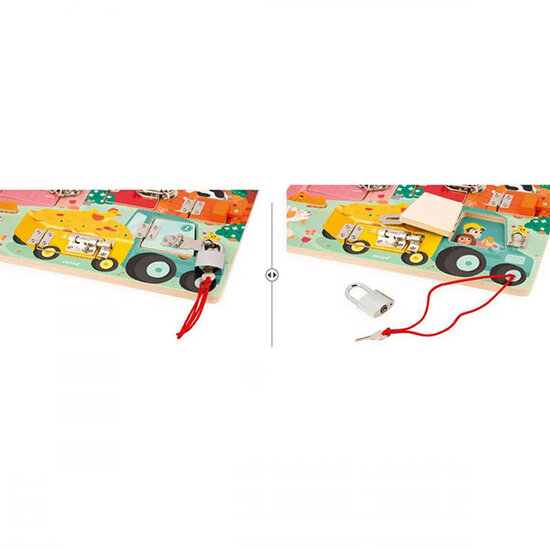 Janod Janod sensory wall panel the farm