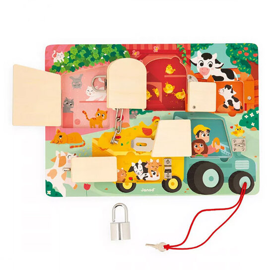 Janod Janod sensory wall panel the farm