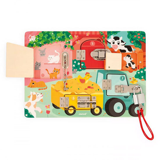 Janod Janod sensory wall panel the farm