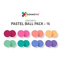 Connetix Tiles Connetix Tiles Ball Run ballen pastel 16 stuks