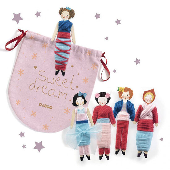 Djeco Djeco craft kit worry dolls to create