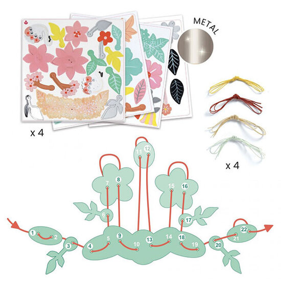 Djeco Djeco Schmucksets zum basteln Colourful Fun