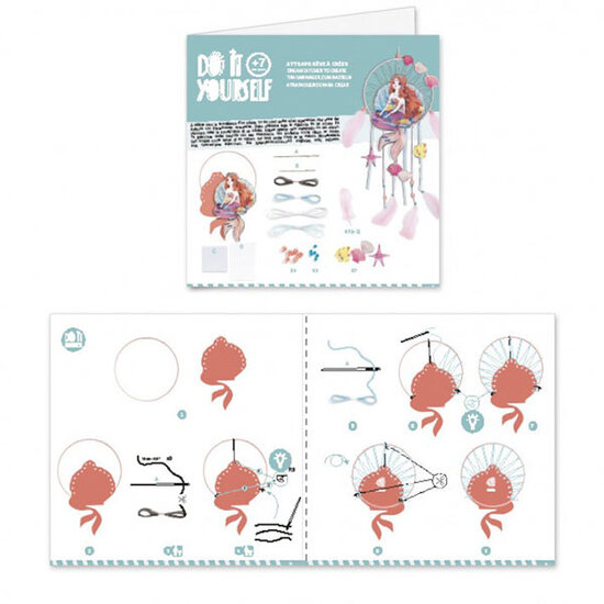 Djeco Djeco craft kit dreamcatcher to create mermaid