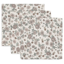 Jollein serviette mousseline Retro Flowers 3pc