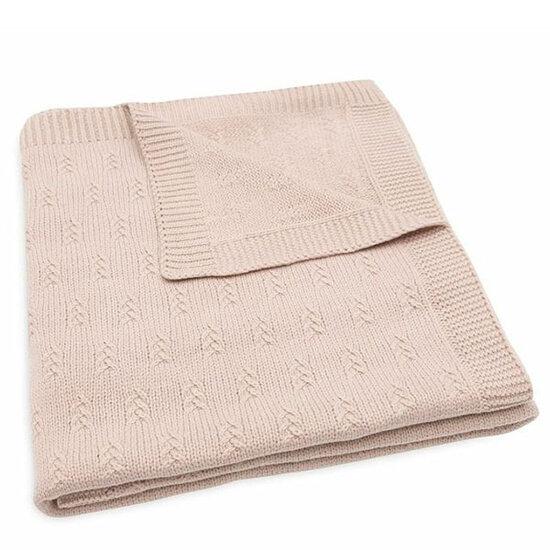 Jollein Jollein blanket cot 100x150 Grain Knit Wild Rose