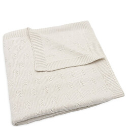 Jollein blanket cot 100x150 Grain Knit Oatmeal