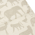Jollein Jollein Mull Mundtuch Animals Nougat 3St